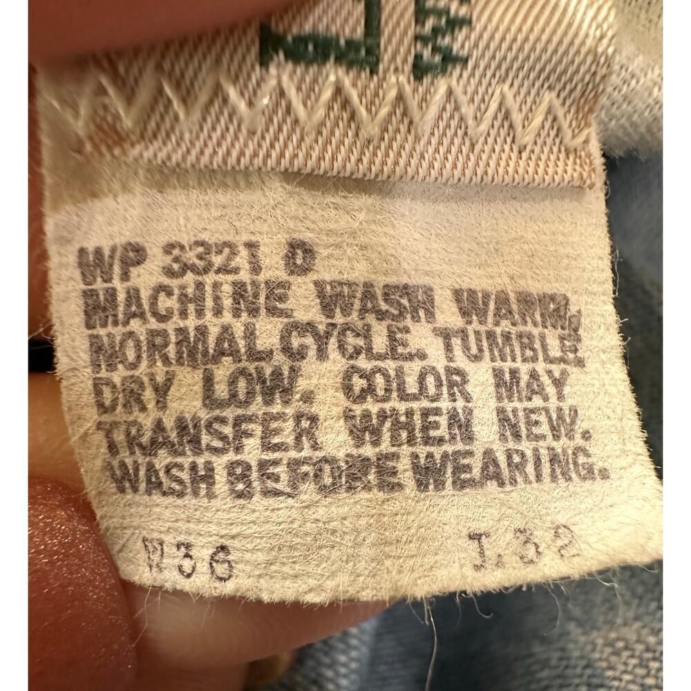 VINTAGE 70s Levi’s Orange Tab Bootcut Wide Leg Light Wash Denim Jeans Men 36x29 - Picture 11 of 16